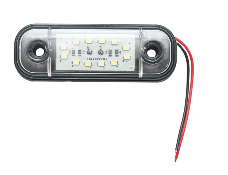 12 LED Compact Side Marker Position Light – 12V/24V | White, Red & Amber