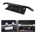 Universal Number Plate LED Light Bar Mounting Bracket – Black | 60cm