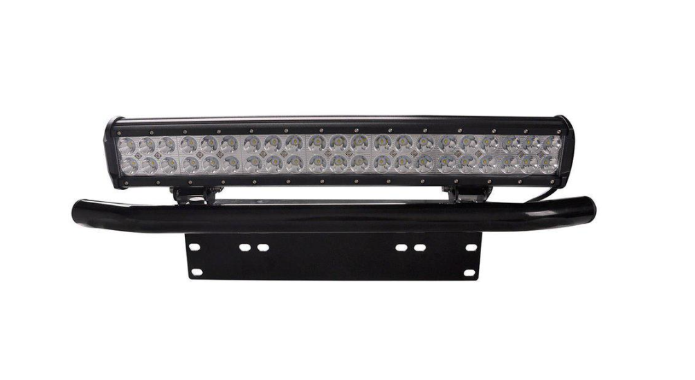 Universal Number Plate LED Light Bar Mounting Bracket – Black | 60cm