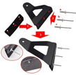 Universal Roof LED Light Bar Mounting Brackets – Windscreen Pillar Mount Kit (Pair)
