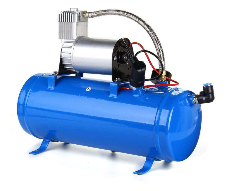 12V 6L Air Compressor Tank Kit 150 PSI (8 Bar) Heavy Duty – UPGRADED PUMP Ideal for Air Horn Setup