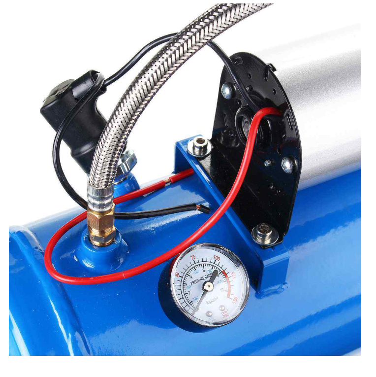 12V 6L Air Compressor Tank Kit 150 PSI (8 Bar) Heavy Duty – UPGRADED PUMP Ideal for Air Horn Setup