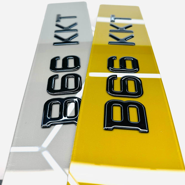 TINTED 3D GEL 50mm LETTERS - METRO STYLE UK