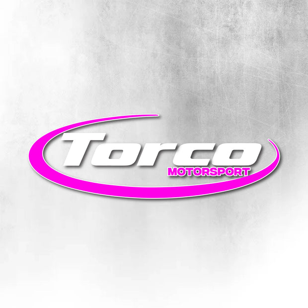 TORCO MOTORSPORT TUNING WINDOW DECAL VARIOUS COLOURS