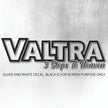 VALTRA SILVER AND WHITE 3 STEPS TO HEAVEN WINDOW DECAL