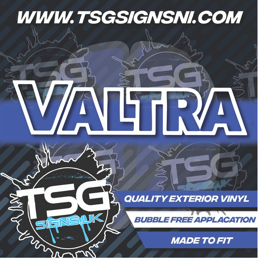 Valtra Logo White - Style 32