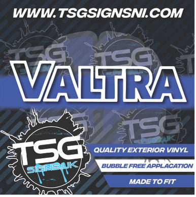 Valtra Logo White - Style 32