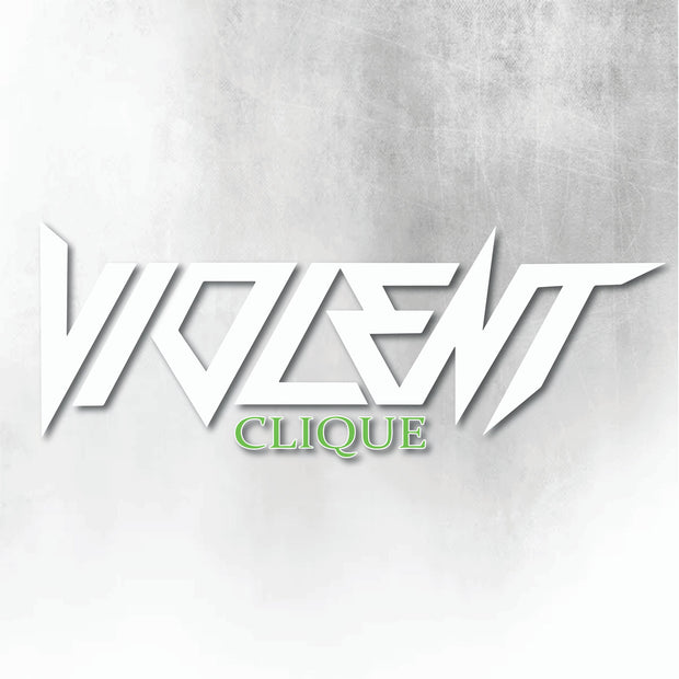 VIOLENT CLIQUE WINDOW DECAL VARIOUS COLOURS