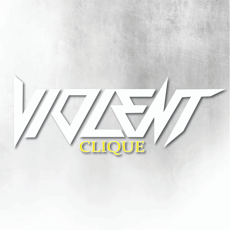 VIOLENT CLIQUE WINDOW DECAL VARIOUS COLOURS