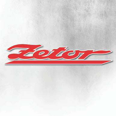 ZETOR SOLID RED WINDOW DECAL