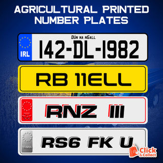AGRICULTURE PRINTED SHOW PLATES