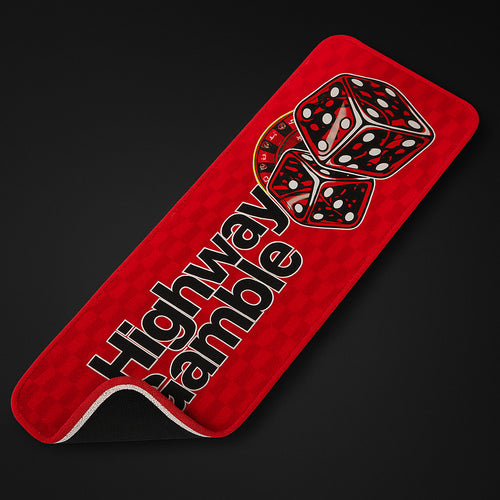 Highway Gamble Dash Mat – Danish Plush Red 60x20cm