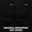 Action Sport Universal Waterproof Seat Covers – Black & Black