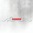 CLAAS RED & WHITE REAR WINDOW SWIRL