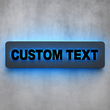 3D CUSTOM Letters RGB COLOUR LED Light Up Sign