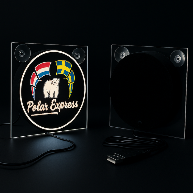 Polar Express LED Lightbox Deluxe | USB Truck & Car Interior Light
