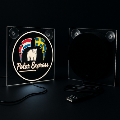Polar Express LED Lightbox Deluxe | USB Truck & Car Interior Light