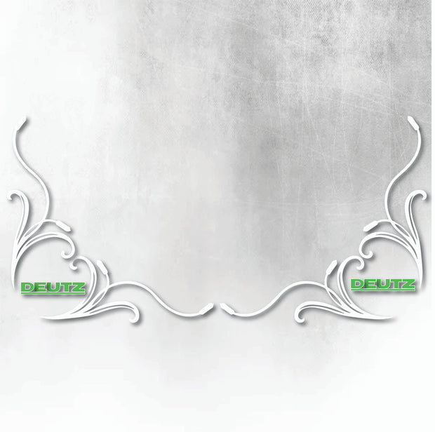 DEUTZ SIDE WINDOW SWIRLS - PAIR