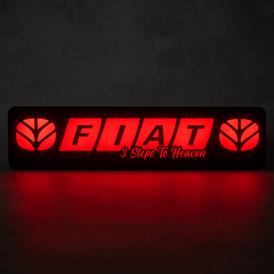 STYLE 52 FIAT NEW HOLLAND 3 STEPS TO HEAVEN LARGE RGB WINDOW LIGHT BOARD