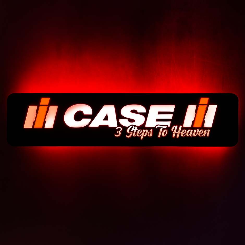 STYLE 48 CASE IH 3 Steps to Heaven Large RGB Window Light Board