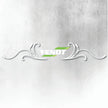 FENDT GREEN AND WHITE REAR WINDOW SWIRL