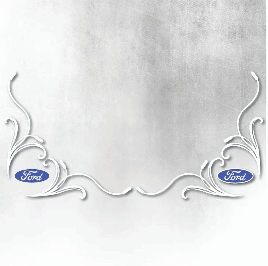 FORD SIDE WINDOW SWIRLS - PAIR
