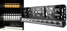 Number Plate Light Bar / Holder 12v / 24v With Built In 20