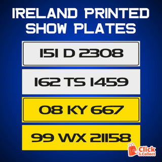 IRELAND PRINTED SHOW PLATES