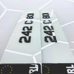 3D 40mm BLACK GEL METRO STYLE Republic of Ireland Number Plates