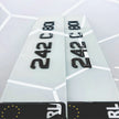 3D 40mm BLACK GEL METRO Number Plates Republic of Ireland