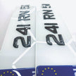 3D 50mm GLITTER GEL METRO STYLE Republic of Ireland Number Plates