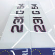 3D 50mm PINK OUTLINE GEL METRO STYLE Republic of Ireland Number Plates