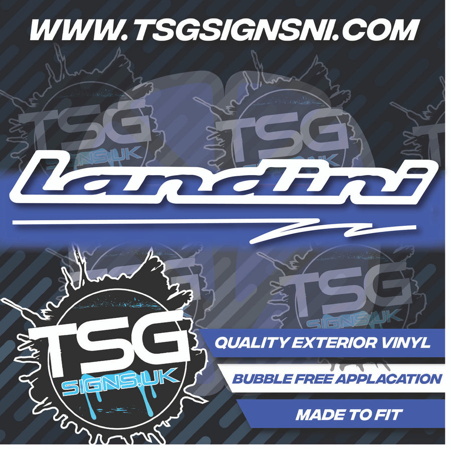 Landini Logo White - Style 38