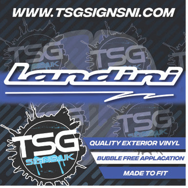 Landini Logo White - Style 38