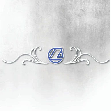 LANDINI BLUE AND WHITE REAR WINDOW SWIRL