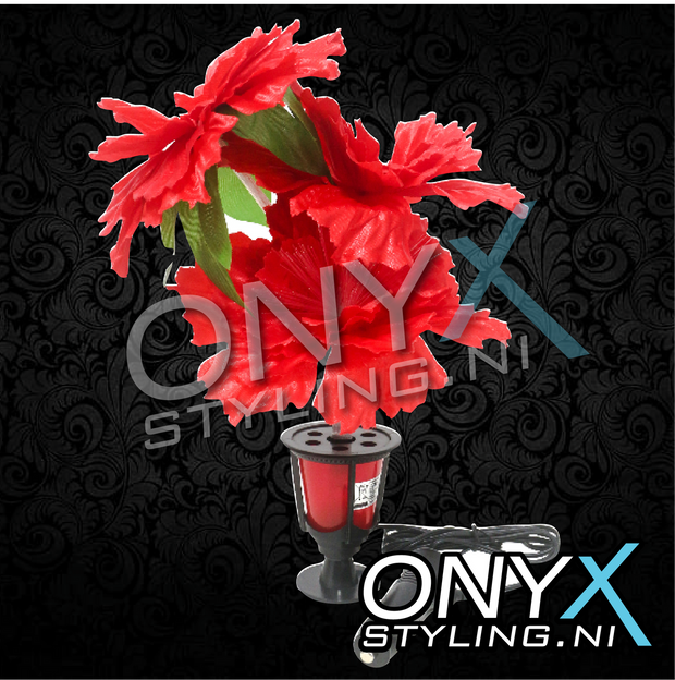 LED Hibiscus Flower Interior Light – 12V & 24V Truck Cab Decoration