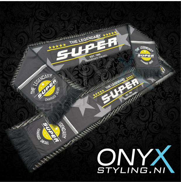 Super – The Legendary Charged Diesel Truck Scarf | Premium Cab Accessory
