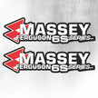Massey Ferguson 6S Silver & Black New Style Decal