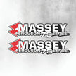 Massey Ferguson 7S Silver & Black New Style Decal
