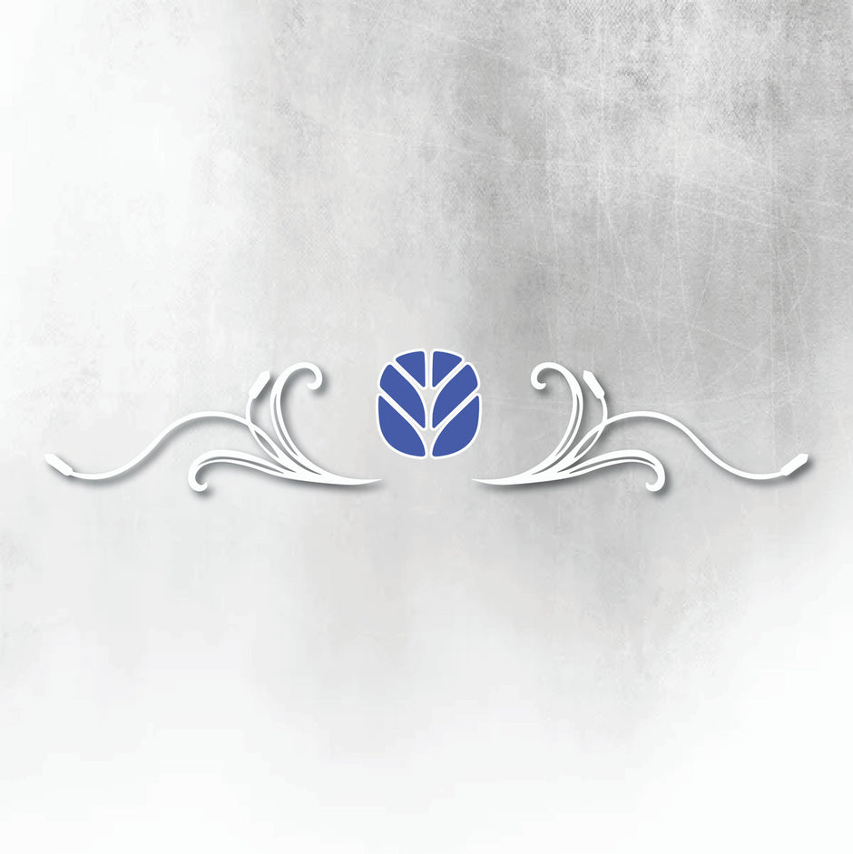 FIAT NEW HOLLAND BLUE AND WHITE REAR WINDOW DECAL