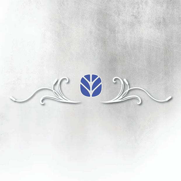 FIAT NEW HOLLAND BLUE AND WHITE REAR WINDOW DECAL
