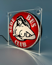 LightBox Deluxe Nude Bus Club Edition – 17x17cm LED Sign with USB Plug