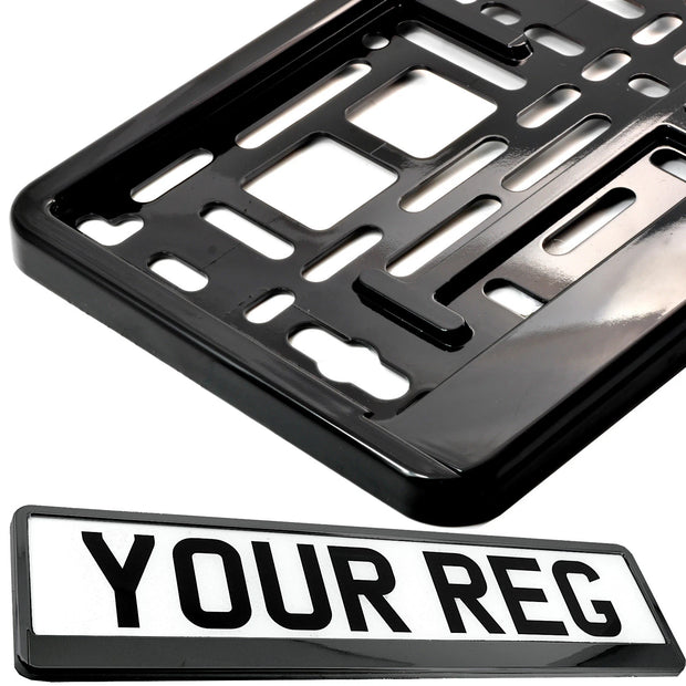 Pair - Universal Number Plate Holder – UK & Irish Registration Plates