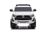 Toyota Hilux 12 V Licensed Electric Ride-On Jeep – White Adventure Edition (by Onyx Kids)