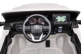 Toyota Hilux 12 V Licensed Electric Ride-On Jeep – White Adventure Edition (by Onyx Kids)