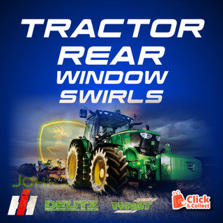 TRACTOR REAR WINDOW SWIRLS