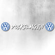 VOLKSWAGEN BLUE AND WHITE WINDOW DECAL