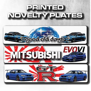 NOVELTY NUMBER PLATES – ONYX STYLING